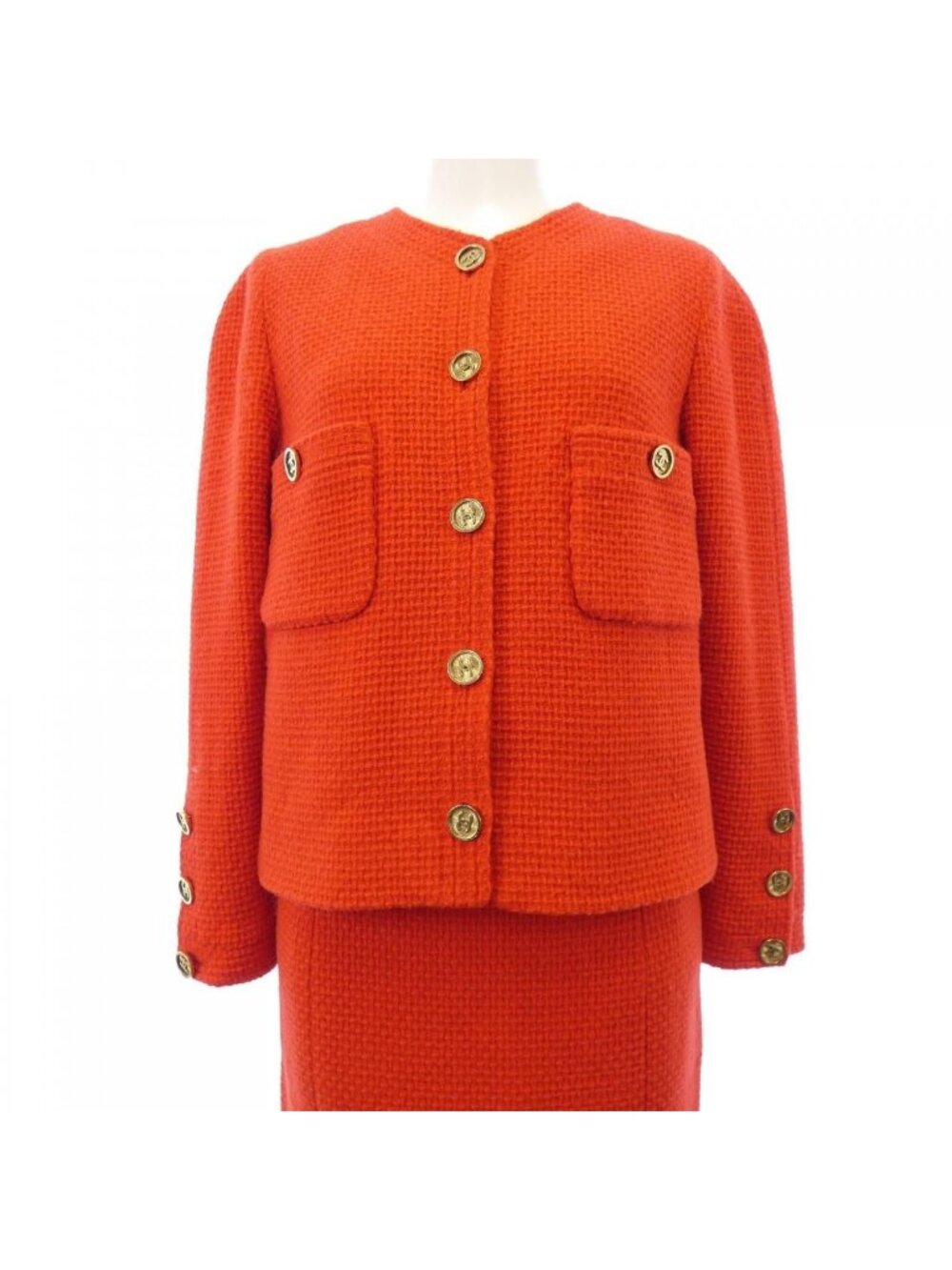 Chanel Vintage Suit Red